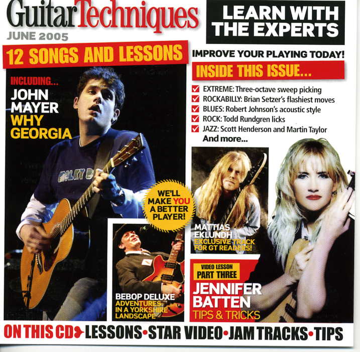 Guitar Techniques Magazine Song List